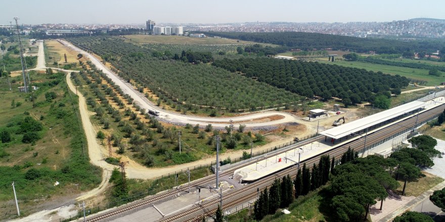 İstasyon bağlantı yollarında sona doğru