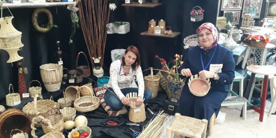 Sepet örücülüğü KO-MEK’te yaşatılıyor