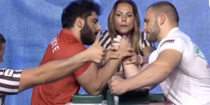 Çelik Bilek Oğuzhan Avrupa Şampiyonu oldu