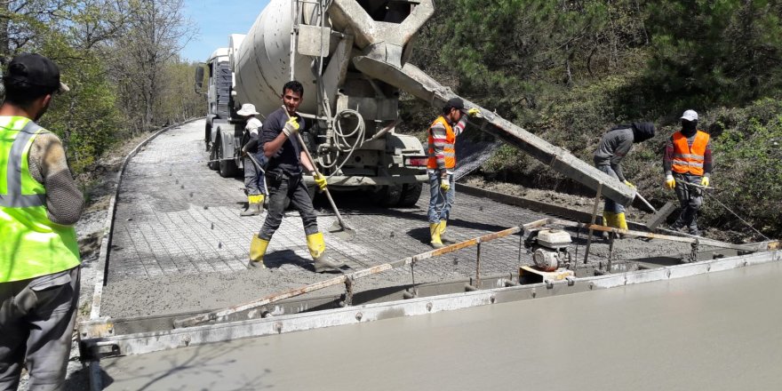 Köy yollarına konfor geliyor