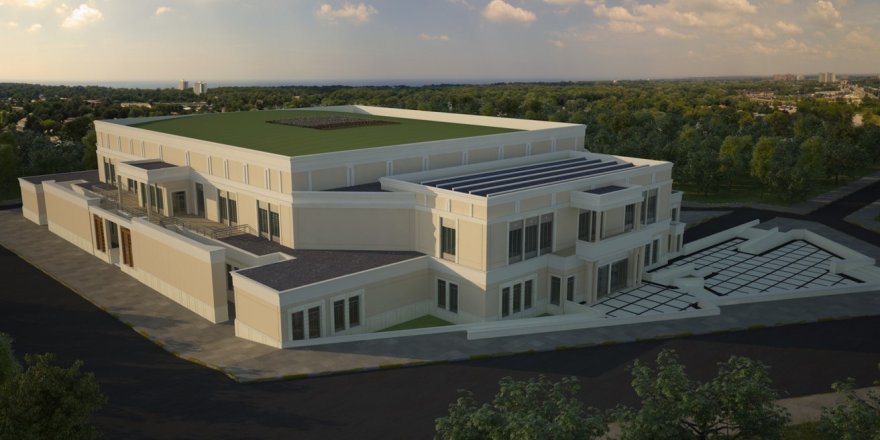 Darıca’nın dev spor salonunda tribün imalatı başladı