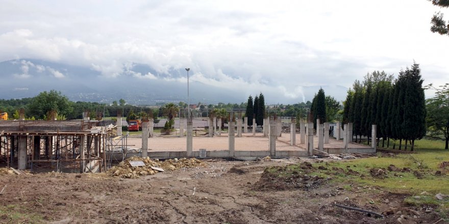 Kültür Merkezi’nin temel kaba inşaatı tamamlandı