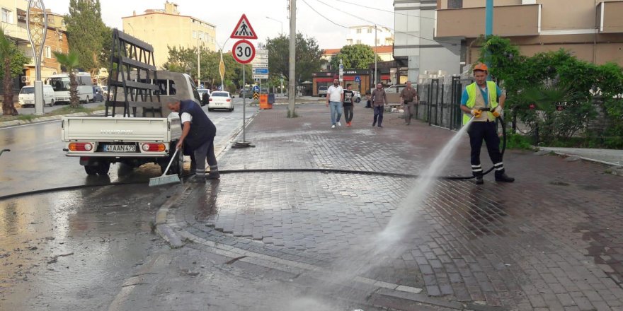 Darıca’da temizlik çalışması