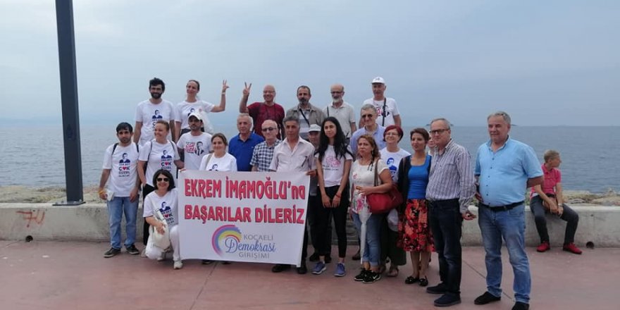 Kocaeli Demokrasi Girişimi'nden İmamoğlu'na destek