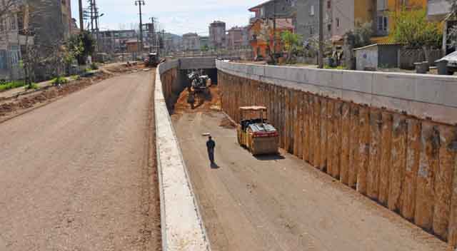Darıca Okul Caddesi tüneli şekillendi