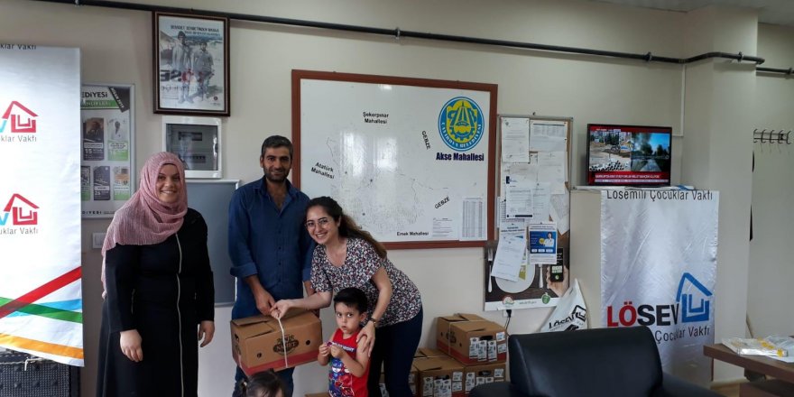 LÖSEV Çayırova’da et yardımı yaptı