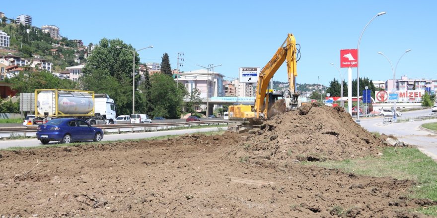 Alt geçitte çalışmalar başladı