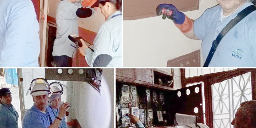 SEDAŞ ekipleri ile sahada birlikte çalıştı