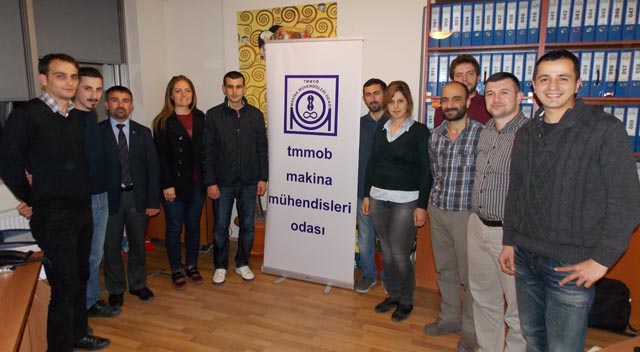 Makine mühendisleri yeni yönetimi göreve başladı