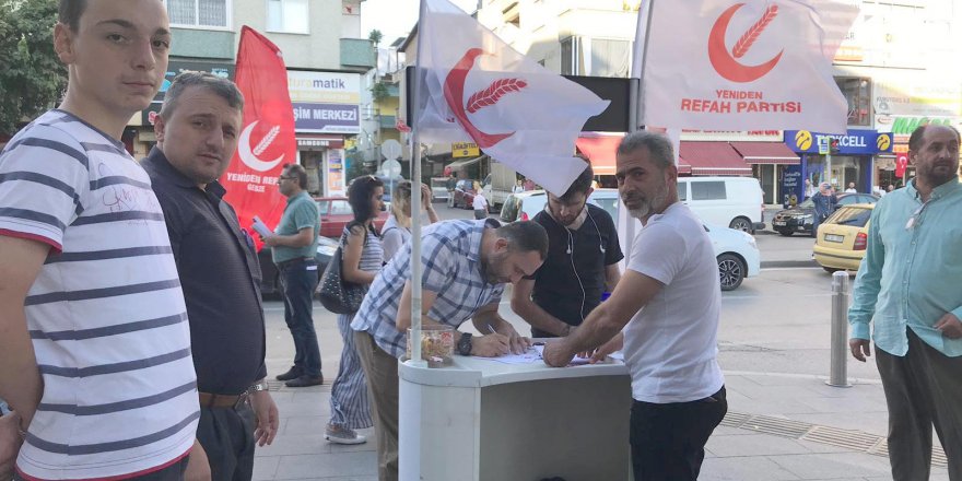 GEBZE: Yeniden Refah’tan  üye çalışması