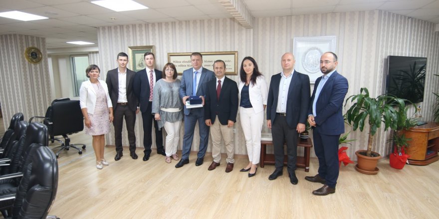 Krasnador heyeti Büyükşehir’i ziyaret etti  