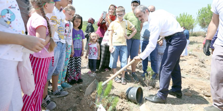 ÇAYIROVA: 15 Temmuz Şehitleri için fidan diktiler