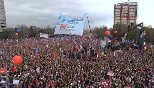 CHP'den Ankara'da gövde gösterisi