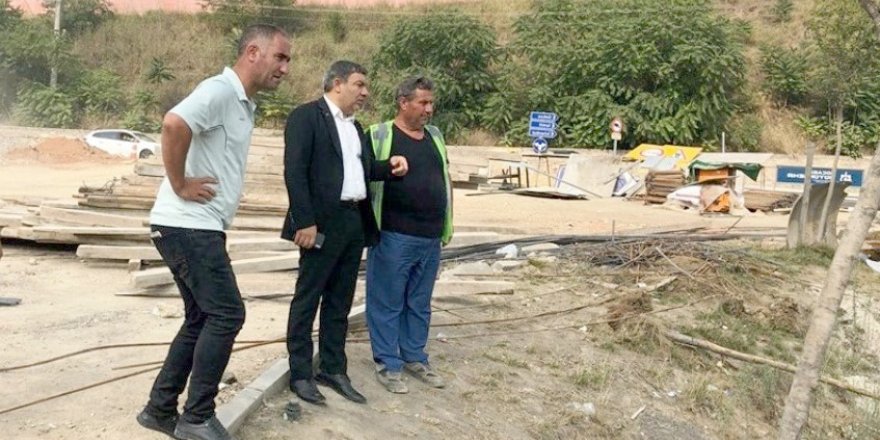 Başkan Hamza Şayir Eynerce Kavşağını inceledi