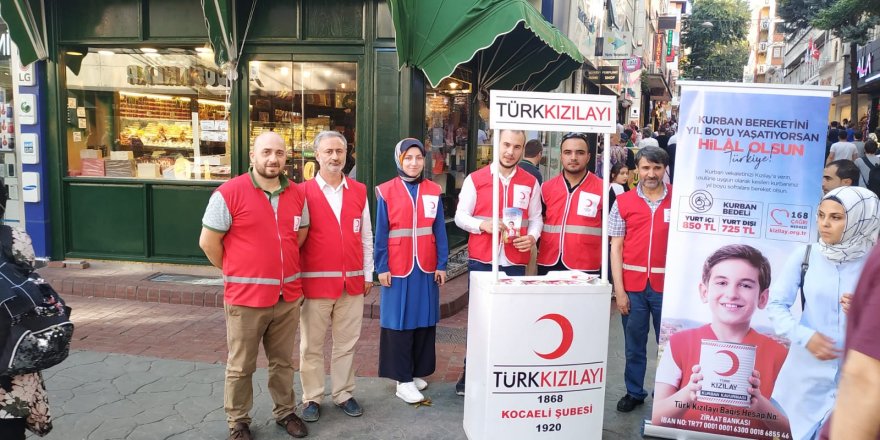 Kocaeli Kızılay, kurban kampanyasının tanıtımın yaptı