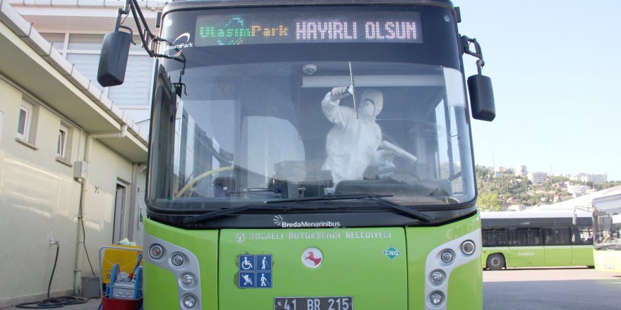 Otobüslerde bayram temizliği