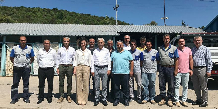 Nöbetçi ekipleri ziyaret etti