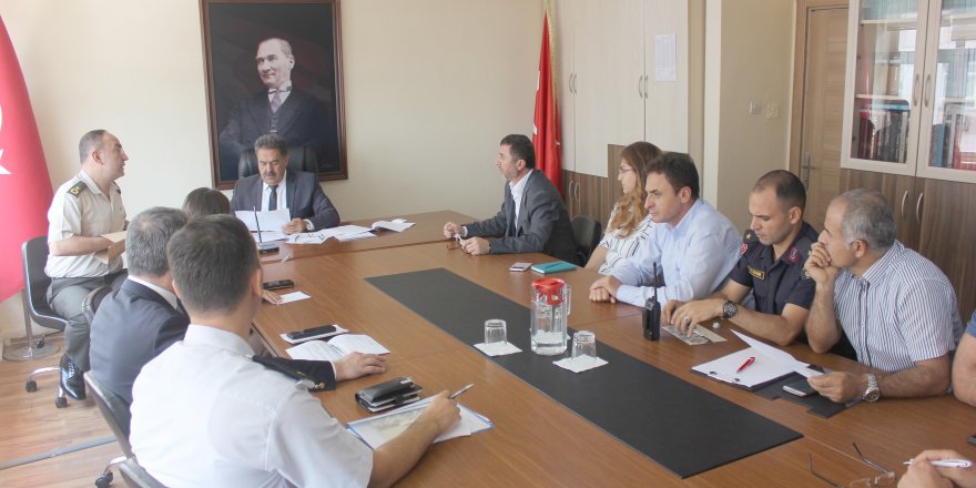 Kaymakamlıkta 30 Ağustos toplantısı