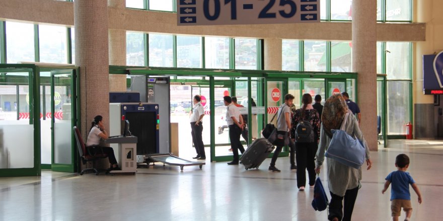 Terminal, bayramda 42 bin ziyaretçiyi ağırladı