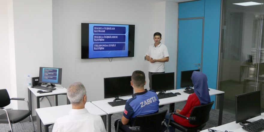 Belediye personeline ‘153’ eğitimi