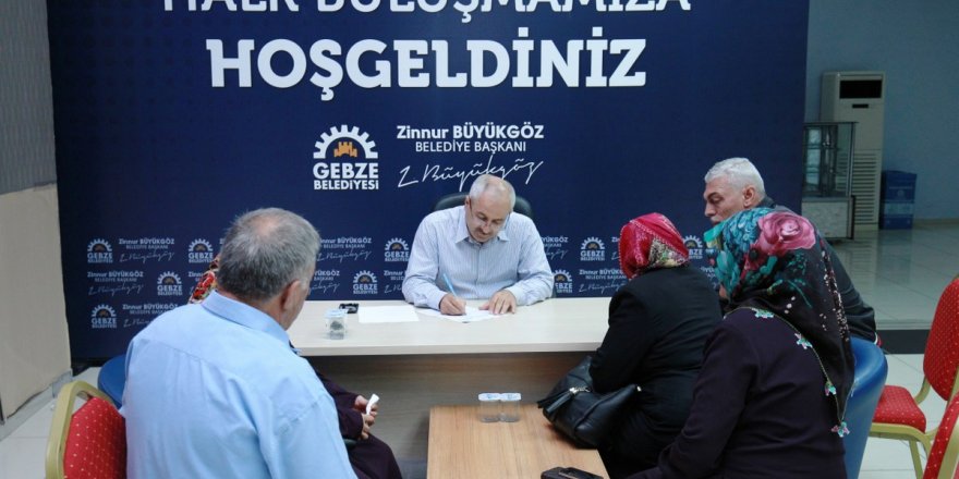 Gebze’de Halk Buluşmaları Sürüyor  