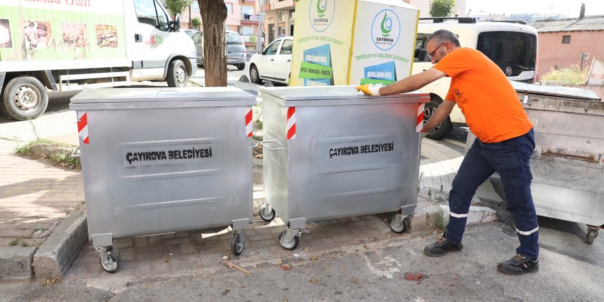 Çöp konteynerleri yenileniyor