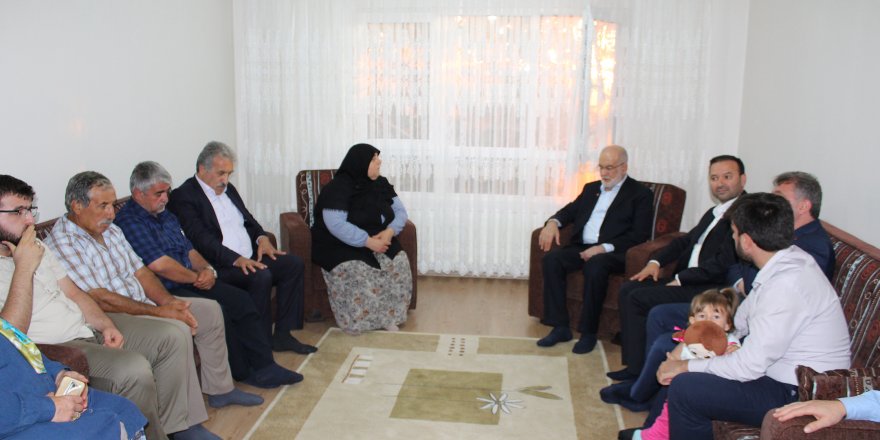 Karamollaoğlu’ndan taziye ziyareti