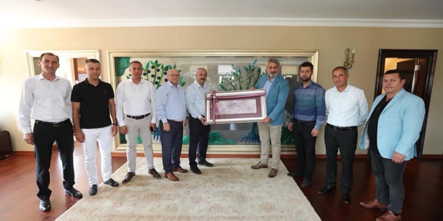 Murat Aydın ve yönetimden Başkanlara ziyaret