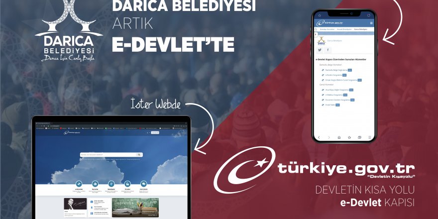 Darıca Belediyesi  e-Devlet’te