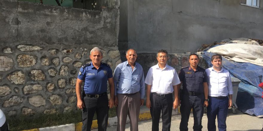 Gazileri ziyaret etti