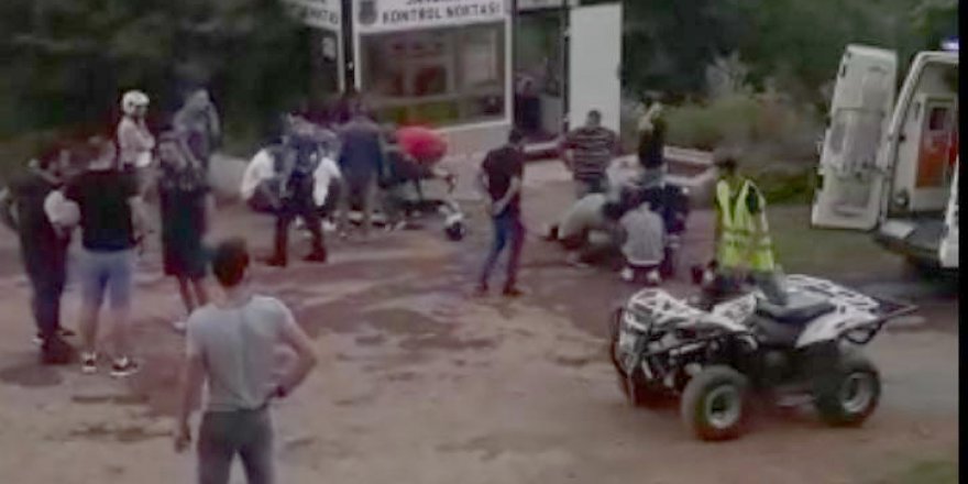 ATV ARACI DEVRİLDİ: İranlı 2 turist yaralı