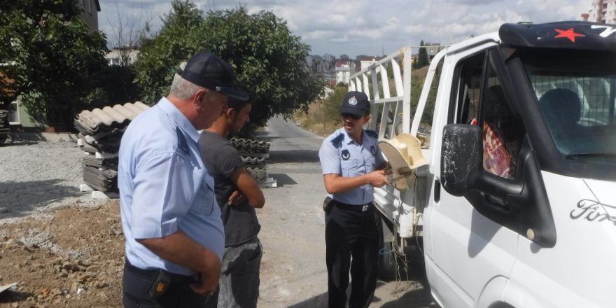 Zabıta gürültü denetimi yaptı