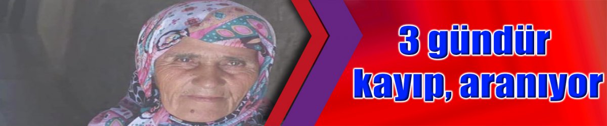 3 gündür kayıp, aranıyor
