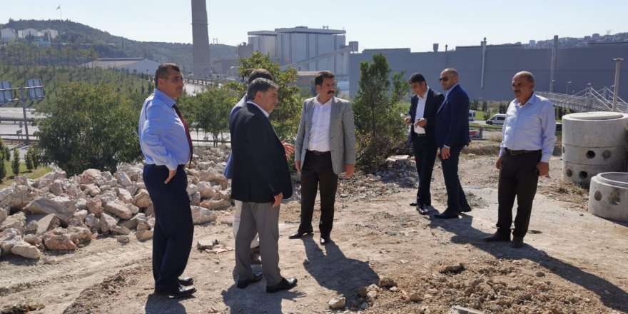 DİLOVASI: Cemil Yaman  Eynerce Kavşağı’nı inceledi