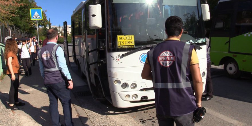 KOCAELİ GENELİNDE: Öğrenci servislerine sıkı denetim