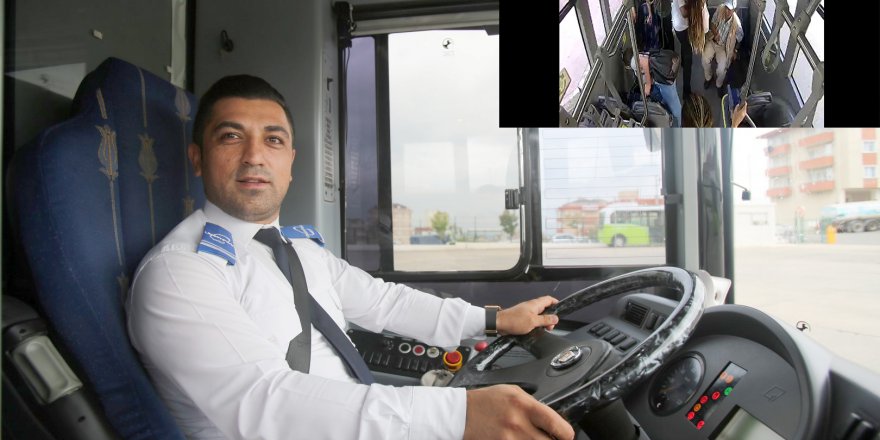 Otobüste bayılan yolcuyu, sürücü hastaneye götürdü