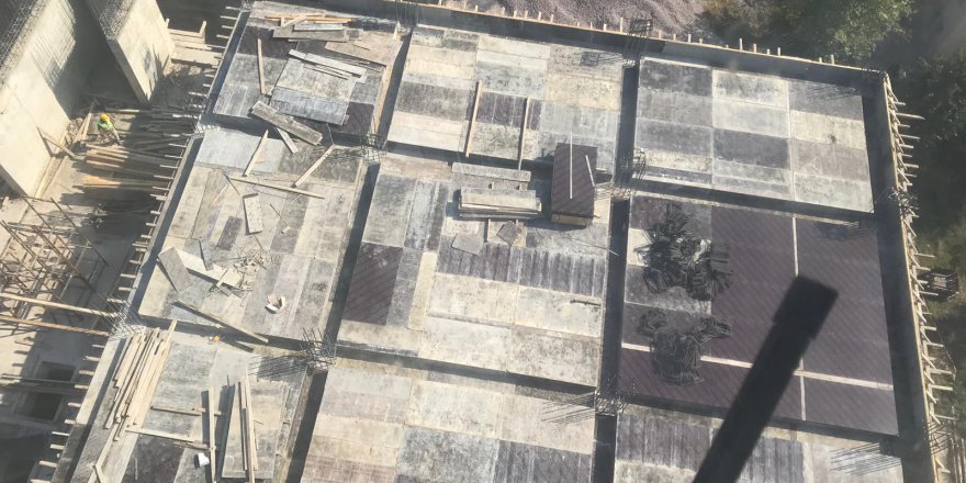 Hizmet binasının yalıtım çalışmaları başladı