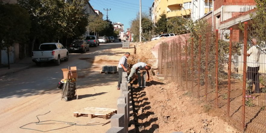 GEBZE BELEDİYESİ: Fen İşlerinden Kaldırım Çalışması