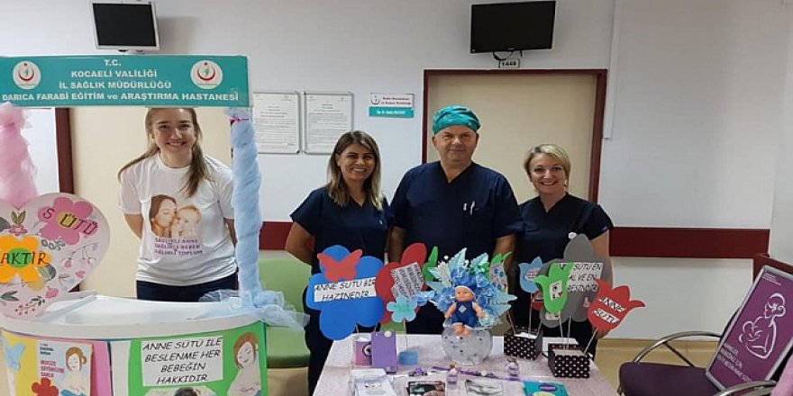 DARICA FARABİ:  Anne sütü hakkında vatandaşlar bilgilendiriliyor