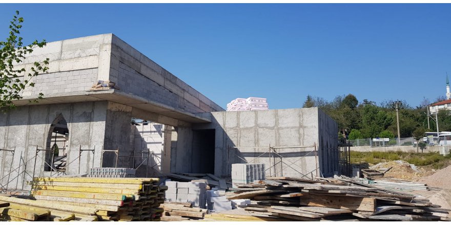 Kültür Merkezi’nin kaba inşaatı tamamlandı