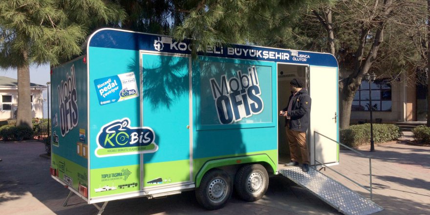 Mobil ofis karavanı Karamürsel’de