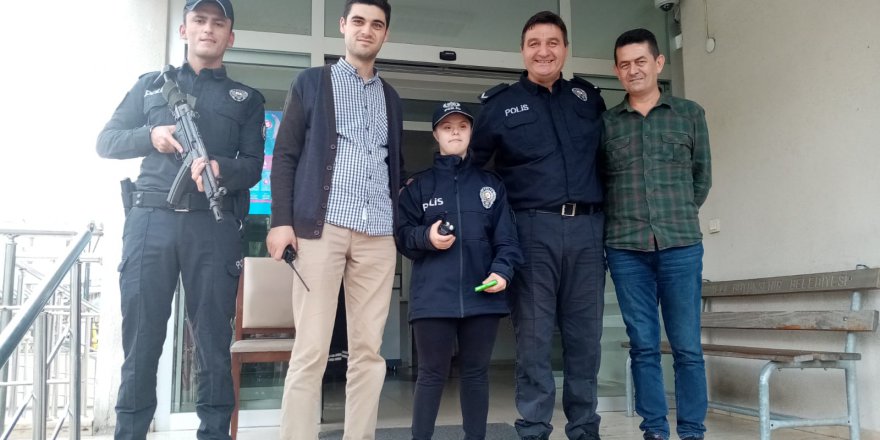 Neslinur'un polis olma hayali gerçek oldu