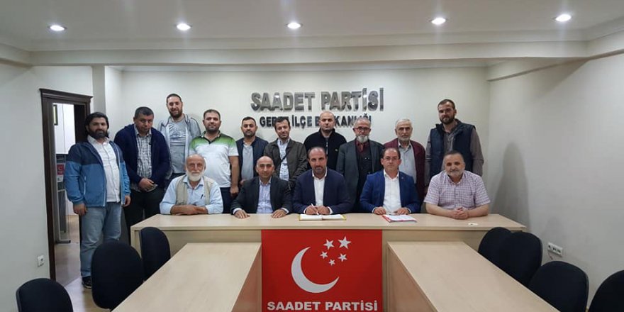 SAADET PARTİSİ GEBZE:  “Türkiye kendine kurulan tüm oyunları bozacaktır”