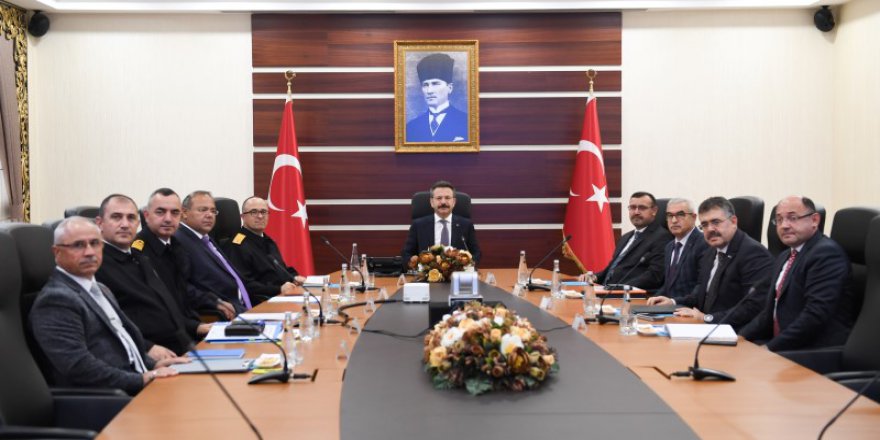 İl Güvenlik Toplantısı Yapıldı