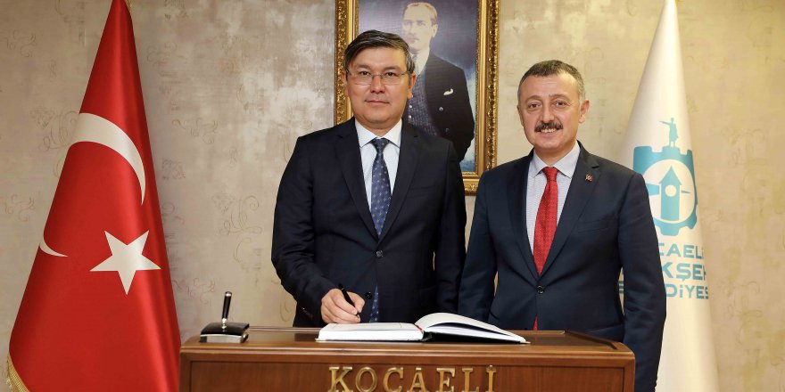 Kazakistan Büyükelçisi’nden ziyaret