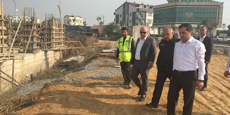 Emniyet binası inşaatında inceleme