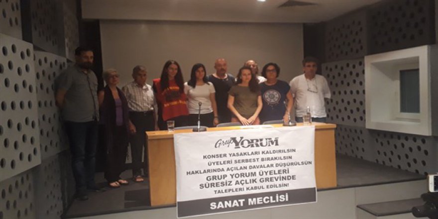 Sanat Meclisi’nden Grup Yorum’a destek