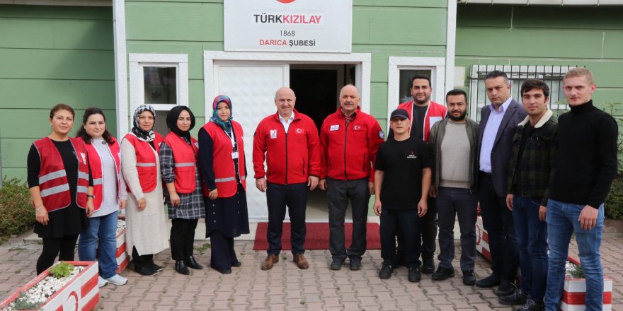 Bıyık’tan Kızılay’a ziyaret