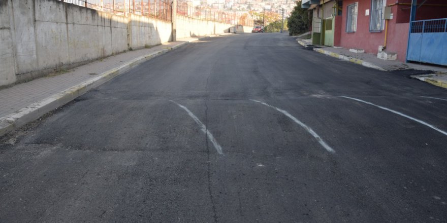 Asfaltlama çalışmaları sürüyor