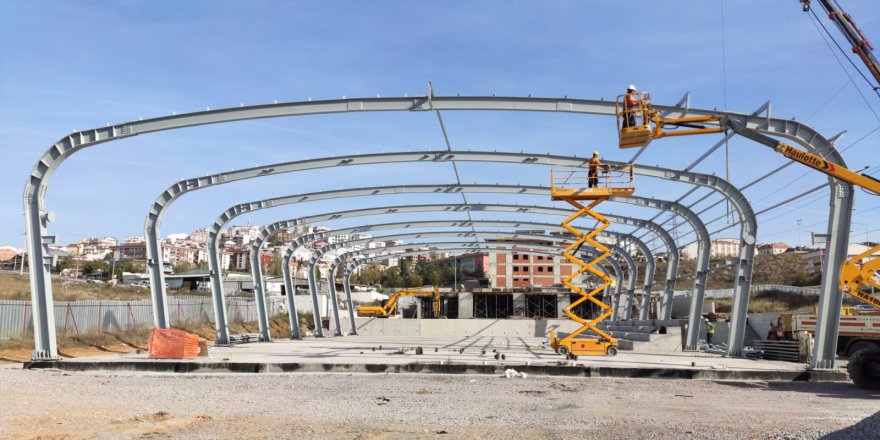 Gebze spor kompleksinde çalışmalar hızla devam ediyor